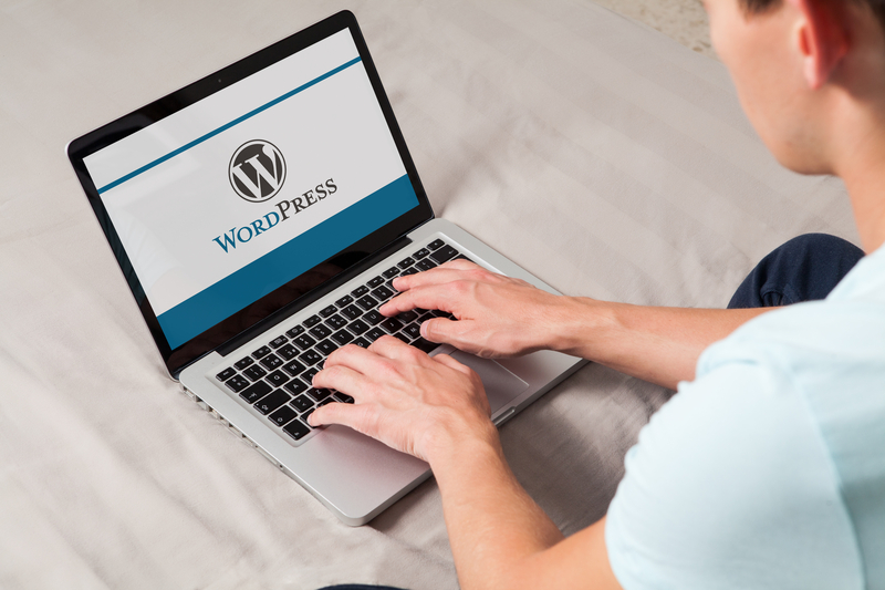 Wordpress on laptop