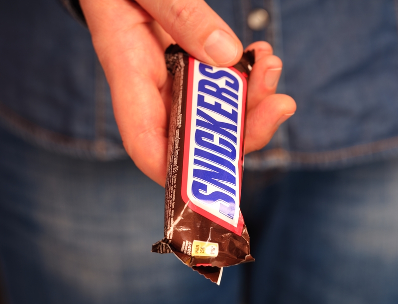 Snickers chocolate bar